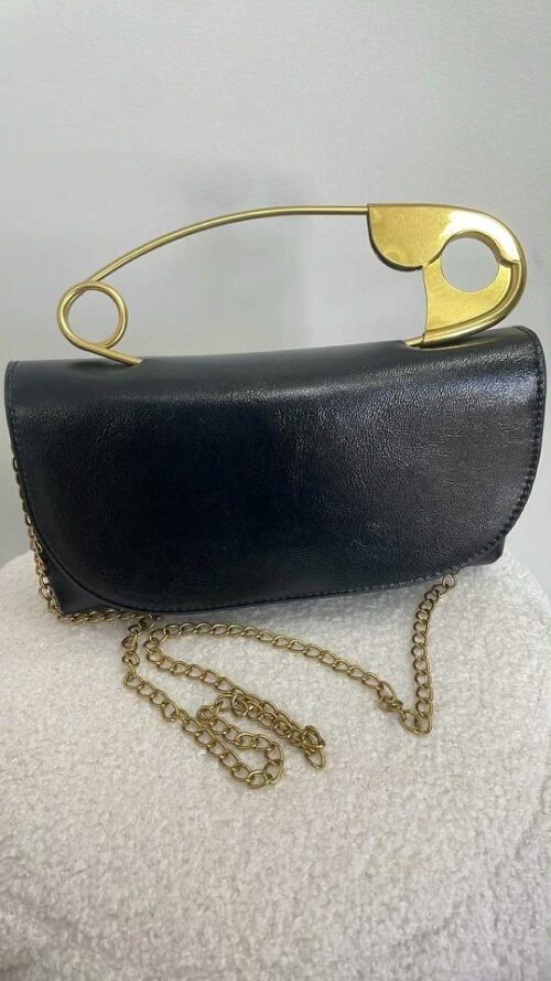 Sac bandoulière design épingle à nourrice